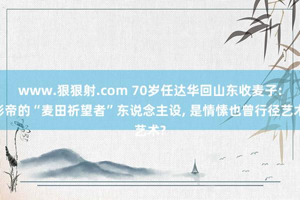 www.狠狠射.com 70岁任达华回山东收麦子: 影帝的“麦田祈望者”东说念主设, 是情愫也曾行径艺术?